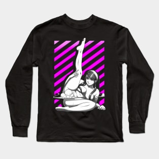 Cloudy waifu v2 Long Sleeve T-Shirt